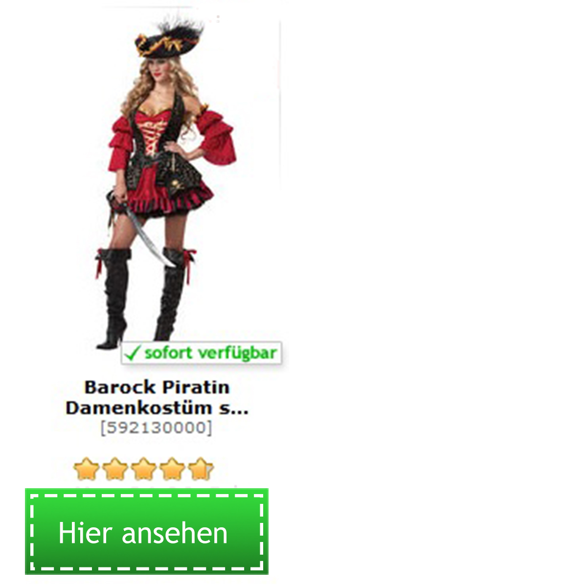 Piratenkostüme für Damen